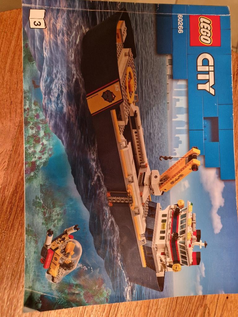 Te koop Lego City oceaan onderzoeksschip, Ophalen, Zo goed als nieuw, Complete set, Lego