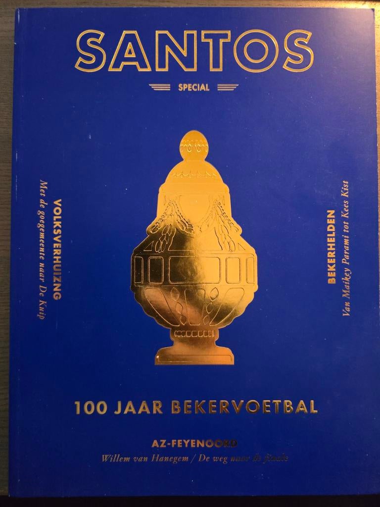 Santos Special: 100 Jaar Bekervoetbal, Verzamelen, Sportartikelen en Voetbal, Ophalen of Verzenden, Feyenoord, Boek of Tijdschrift