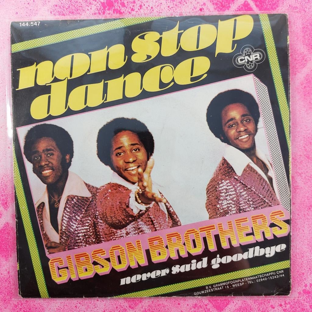 Gibson Brothers Non stop dance single.                Star45, Gebruikt, 7 inch, Single, Ophalen of Verzenden
