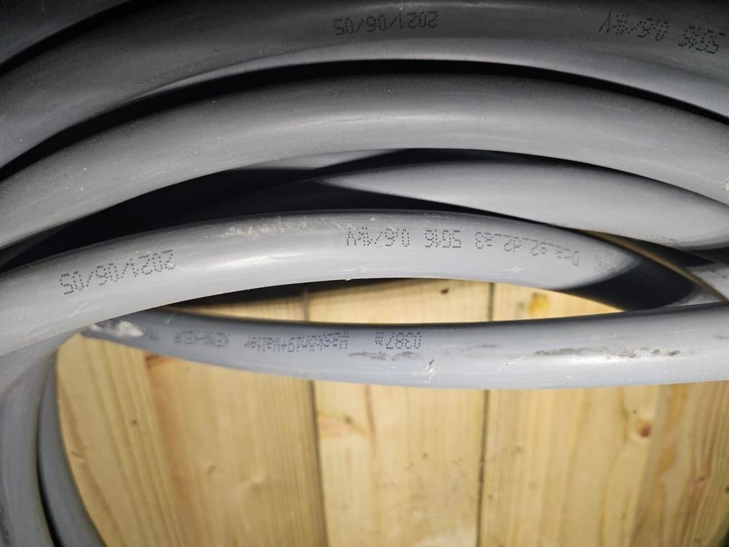 27 Meter YMvK 5x16mm² | Meerdere lengtes beschikbaar, Ophalen of Verzenden, Nieuw, Kabel of Snoer