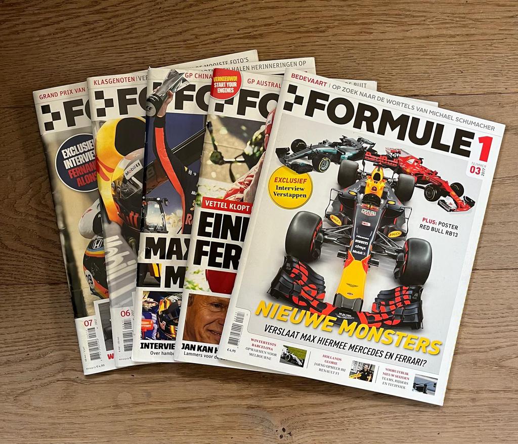 Formule 1 blad 2017, Ophalen of Verzenden, Zo goed als nieuw