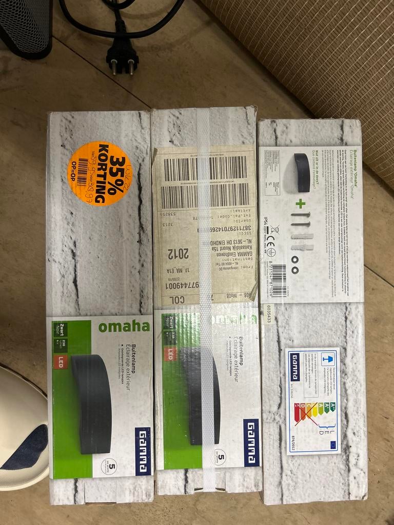 Nieuwe Gamma LED Buitenlamp - Nooit Gebruikt!, Tuin en Terras, Kunststof, Minder dan 50 watt, Wandlamp, Nieuw