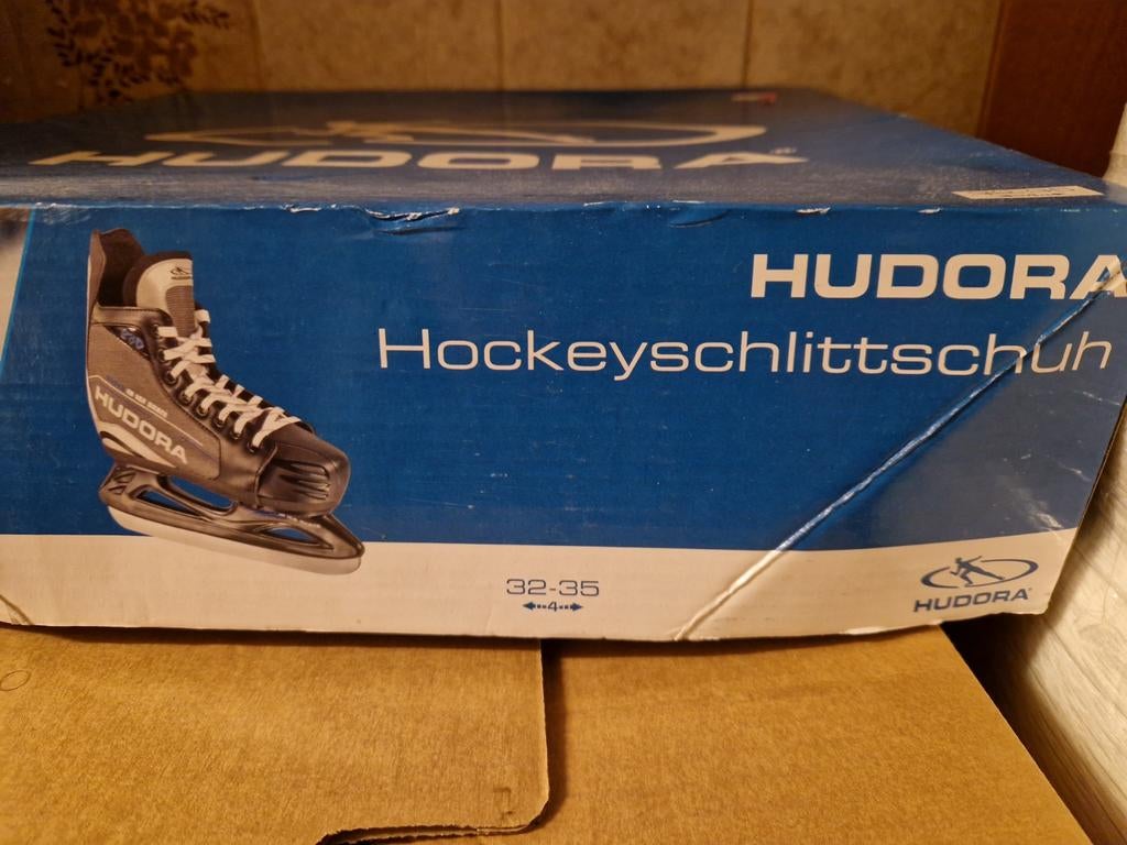 Hudora ijshockeyschaatsen maat 32-35, Ophalen of Verzenden, Nieuw, IJshockeyschaatsen, Overige merken