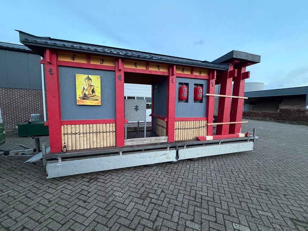 Carnavalswagen compleet, Hobby en Vrije tijd, Feestartikelen, Ophalen of Verzenden, Gebruikt, Versiering, Carnaval
