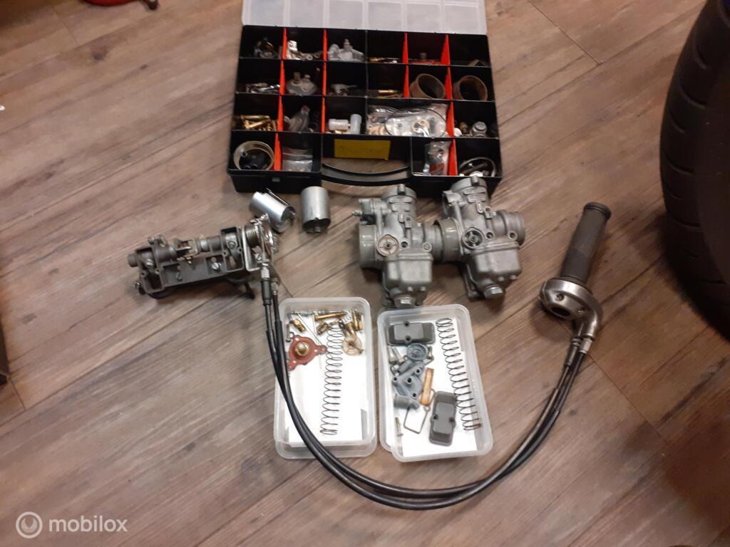 Carburateur Dellorto dell-orto del orto 36 mm + veel delen, Motoren, Gebruikt, Factorystore.service@ducati.com, Ophalen of Verzenden