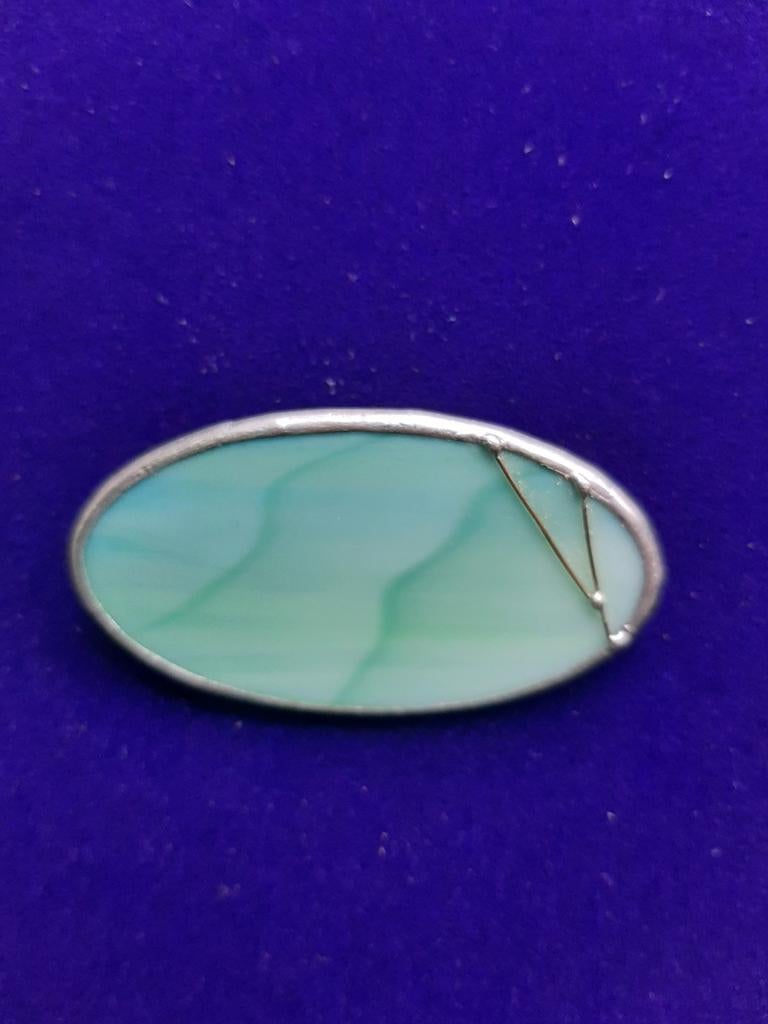 Foka design broche, Ophalen of Verzenden, Zo goed als nieuw, Overige materialen