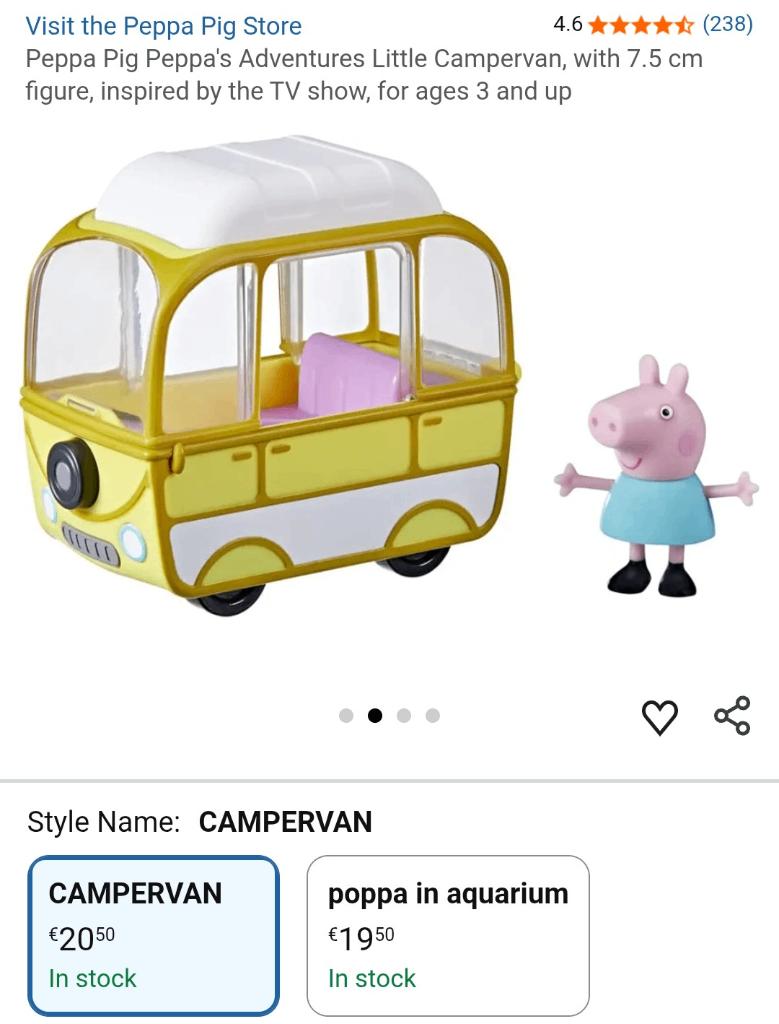 Pepapig camper, Ophalen of Verzenden, Gebruikt