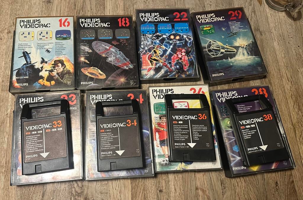 Video game philips videopack 8 spellen, Ophalen of Verzenden, Zo goed als nieuw