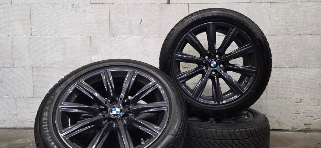 18" BMW 684 G30 G31 5-serie orig velgen RFT winterbanden, 18 inch, Banden en Velgen, V, Personenwagen