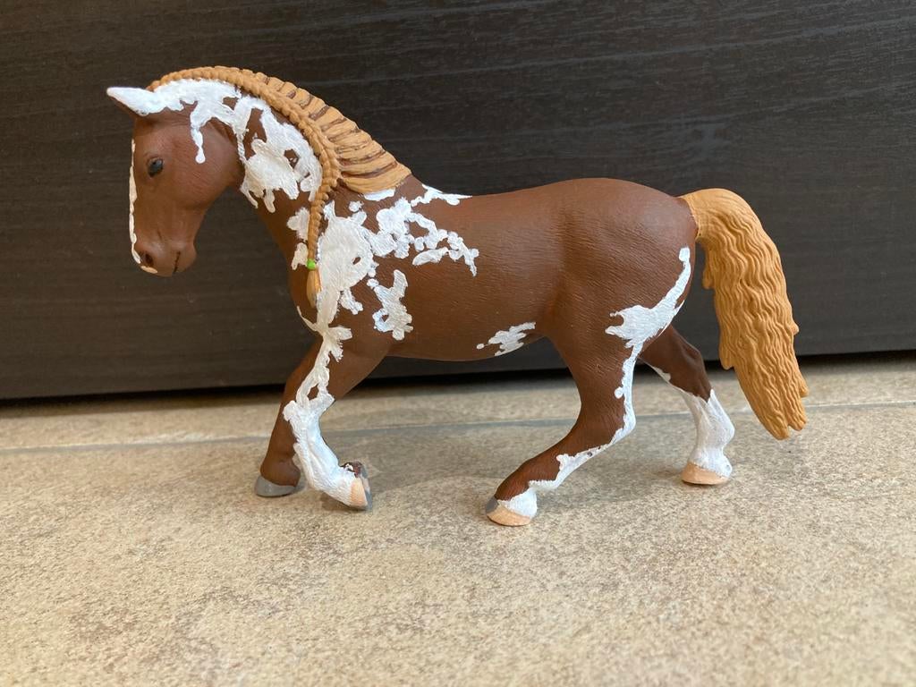Schleich repaint, Verzamelen, Dierenverzamelingen, Ophalen of Verzenden, Paard, Beeldje of Figuurtje