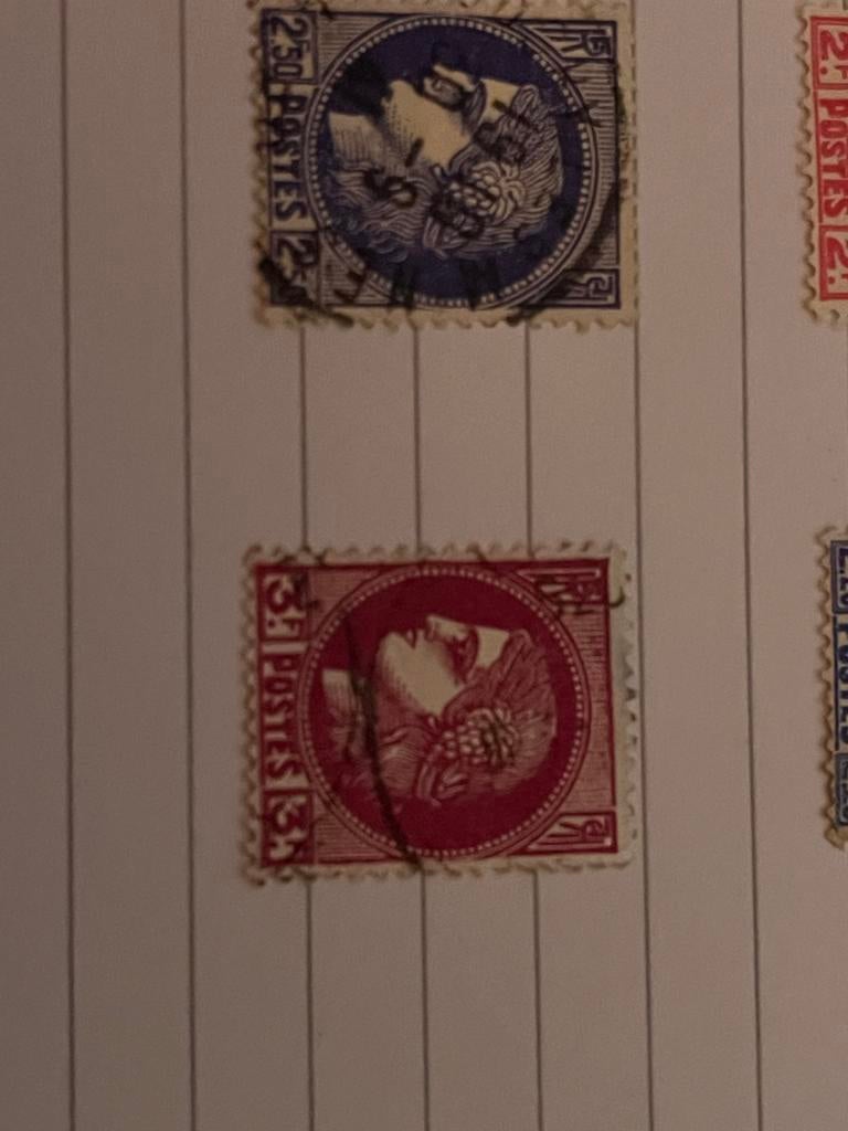Frankrijk Ceres 1938-41, Yvert 372-376, Ophalen of Verzenden