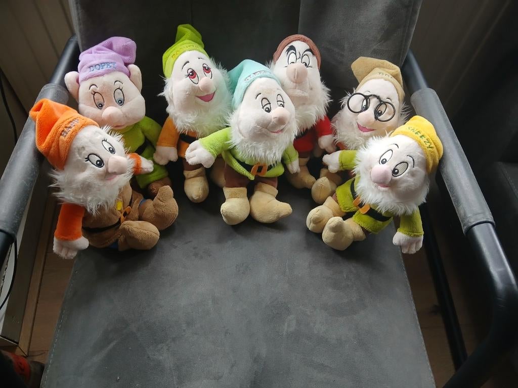 Pluche 7 dwergen, Ophalen of Verzenden, Overige typen