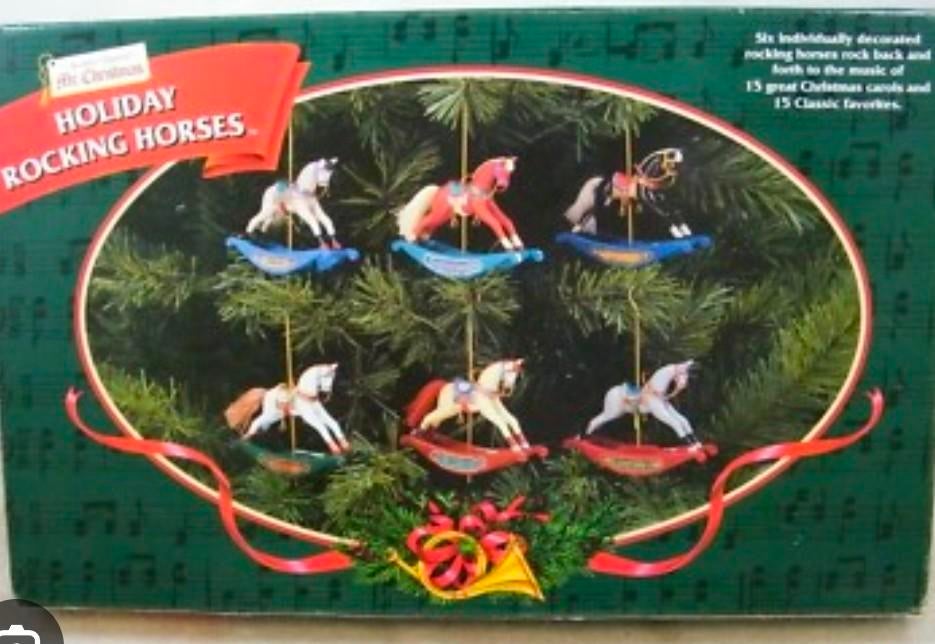 Mr Chrismas Holiday Rocking Horses 1998, Ophalen of Verzenden, Gebruikt