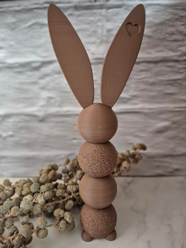 Boho Paashaas - 17cm Decoratie, Ophalen of Verzenden, Nieuw