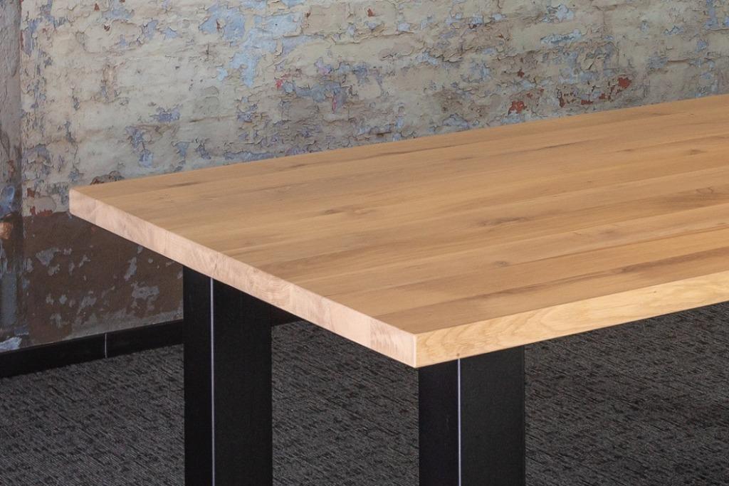 Eiken Tafelbladen ONBEHANDELD | 40mm | Doe Het Zelf | Handel, Huis en Inrichting, Tafels | Eettafels, Nieuw, 50 tot 100 cm, 200 cm of meer