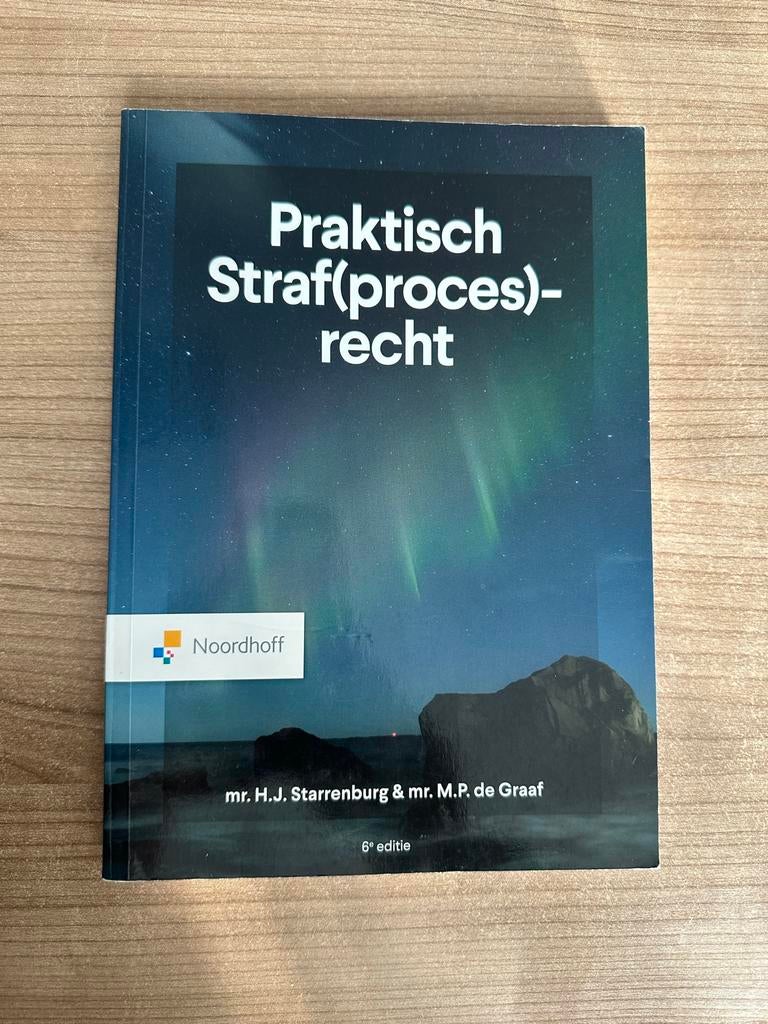 Praktisch Straf(proces)recht 6e druk - Starrenburg/de Graaf, Verzenden, Gamma, Zo goed als nieuw, HBO