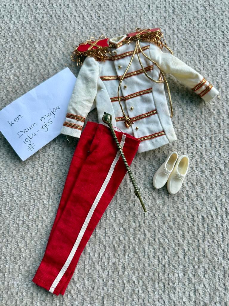 Vintage ken kleding “Drum Major”, Ophalen of Verzenden, Gebruikt, Kleertjes