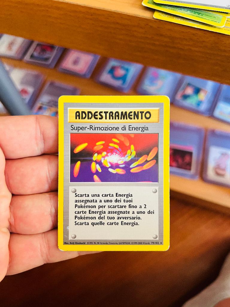 Super Energy Removal 79/102 Base Set Pokemon, Verzenden, Zo goed als nieuw, Losse kaart, Foil