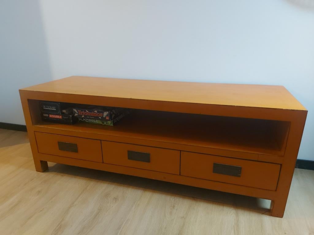 Chinees dressoir roest bruin/oranje, Huis en Inrichting, Kasten | Televisiemeubels, Ophalen, Gebruikt, 150 tot 200 cm, Overige houtsoorten