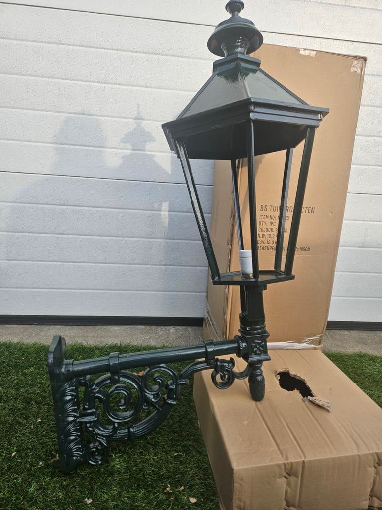 Mooie Wandlamp / Tuinlamp, Ophalen of Verzenden, Gebruikt, Metaal, Klassiek
