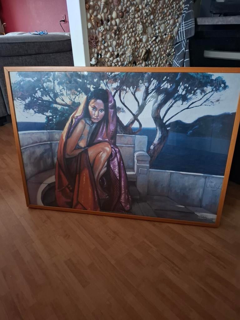 Schilderij nico vrielink, Antiek en Kunst, Ophalen of Verzenden