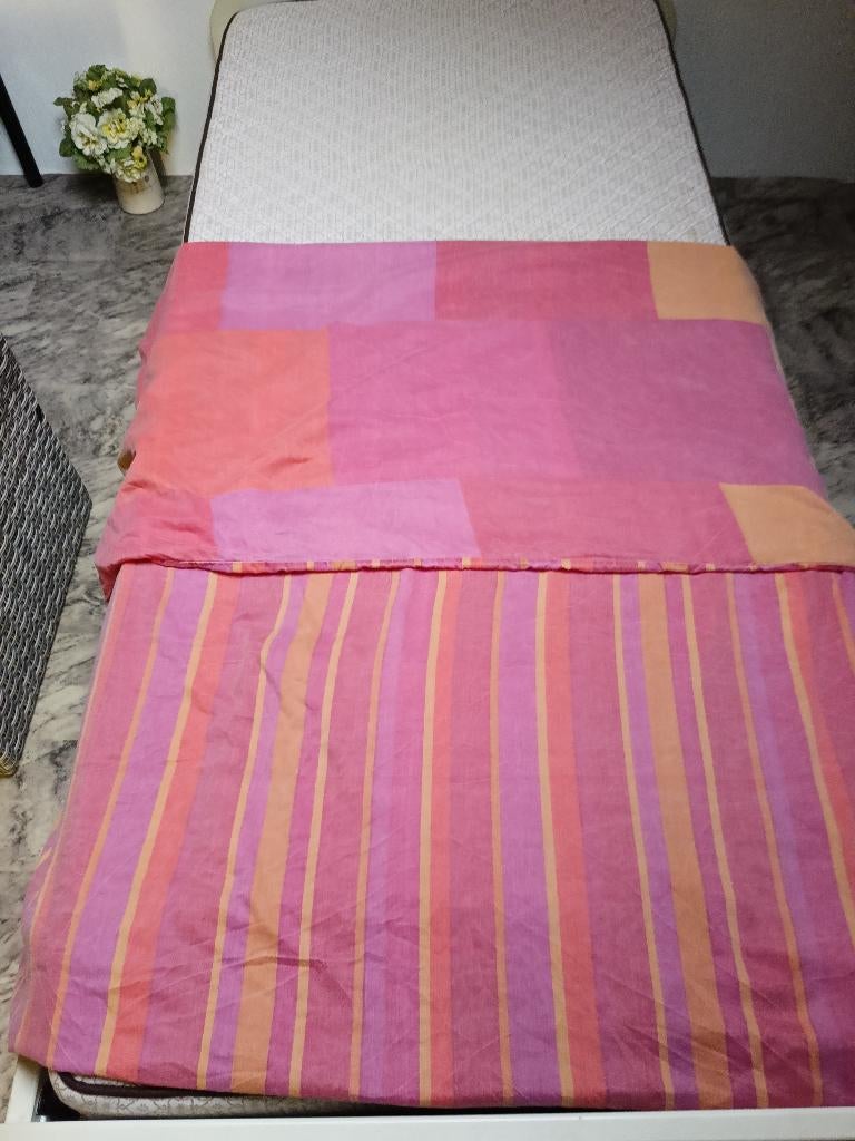 1 persoonsbed met matras en lades GRATIS, Huis en Inrichting, Slaapkamer | Bedden, Ophalen, Gebruikt, 90 cm, Eenpersoons