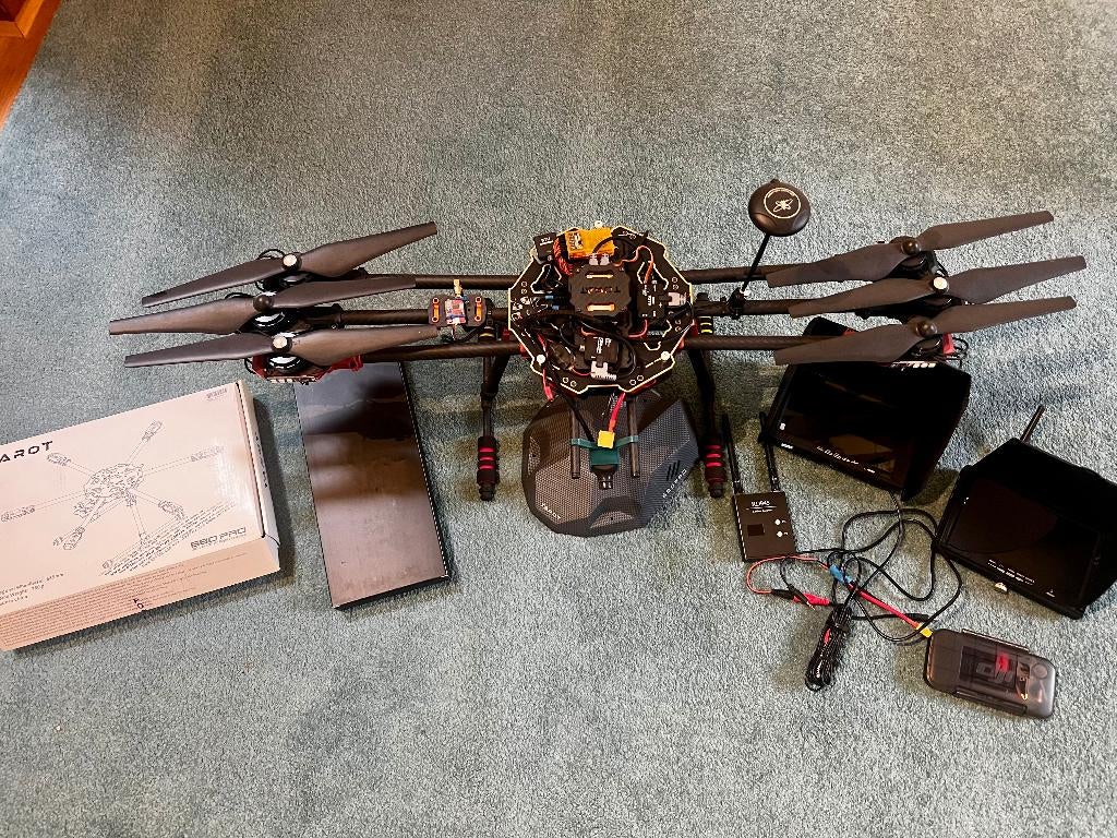 Hexacopter met DJI NAZA V2, Gebruikt, Quadcopter of Multicopter, Met camera, Ophalen