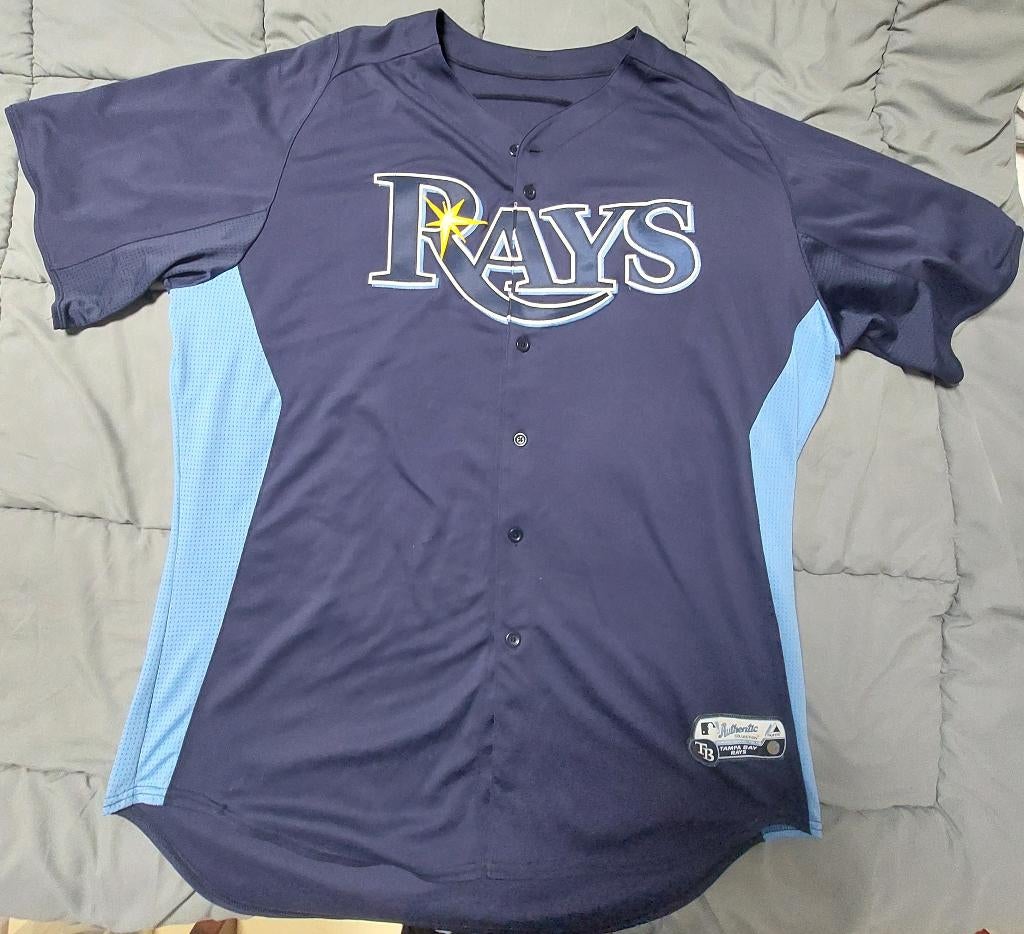 Majestic MLB Tampa Bay Rays honkbal shirt XXL / XXXL, Ophalen of Verzenden, Gebruikt, Honkbal, Kleding
