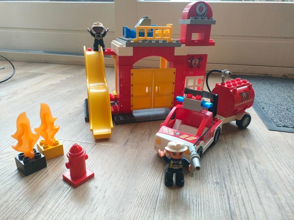 Duplo 6168 brandweerkazerne, Ophalen of Verzenden, Gebruikt, Duplo