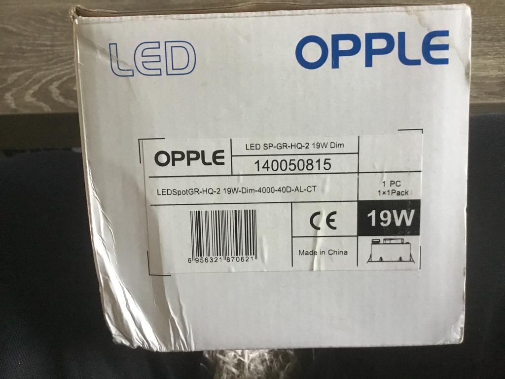 Opple led verlichting., Ophalen, Nieuw, Metaal of Aluminium, Led