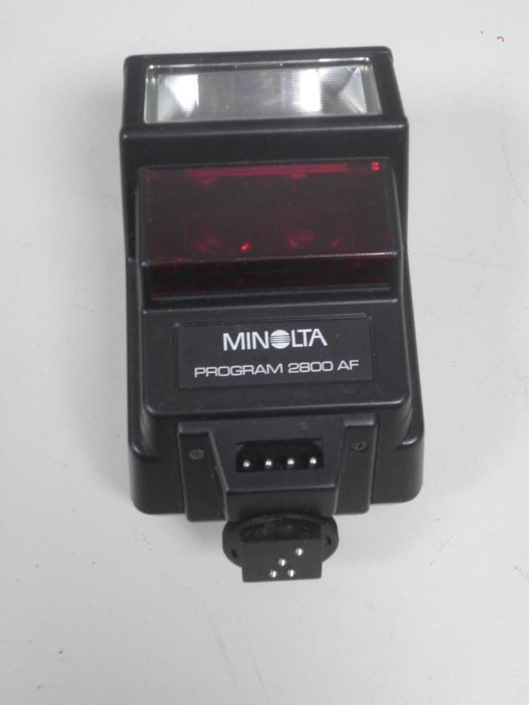 minolta flitser 2800af, Ophalen of Verzenden, Gebruikt, Overige merken