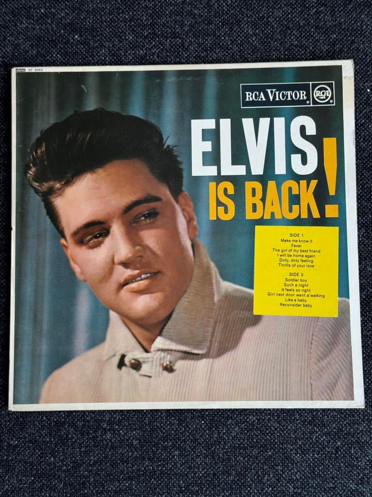 Elvis Presley - Elvis is Back LP, Ophalen, Gebruikt, 12 inch
