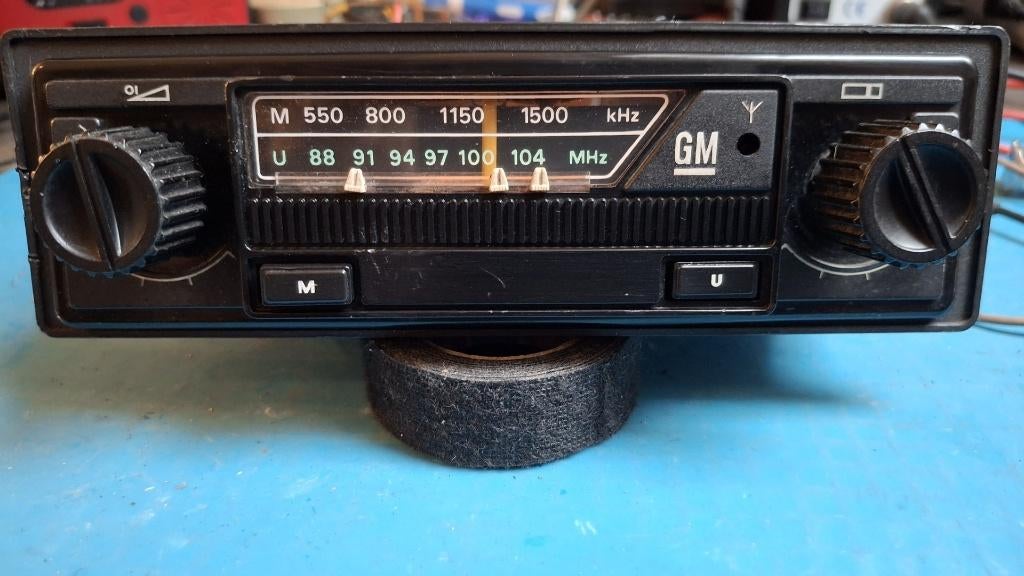 Opel/GM - FM/AM autoradio vintage 1979, Gebruikt, Philips@info.nl, Ophalen of Verzenden, Eindhoven