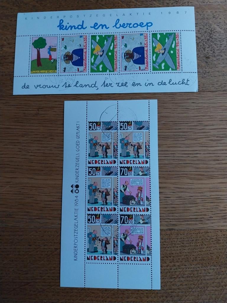 D6.  2 blokken postzegels, postfris., Postzegels en Munten, Postzegels | Nederland, Ophalen of Verzenden