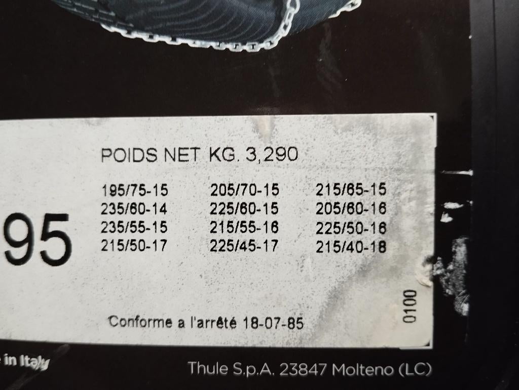 Thule CD 9 Sneeuwkettingen, Ophalen of Verzenden, Nieuw