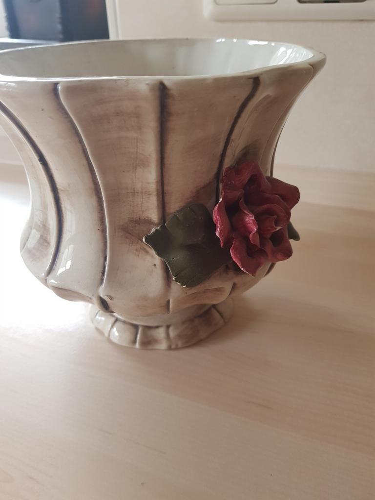 Bassano bloempot | Italiaans keramiek |, Antiek en Kunst, Ophalen of Verzenden