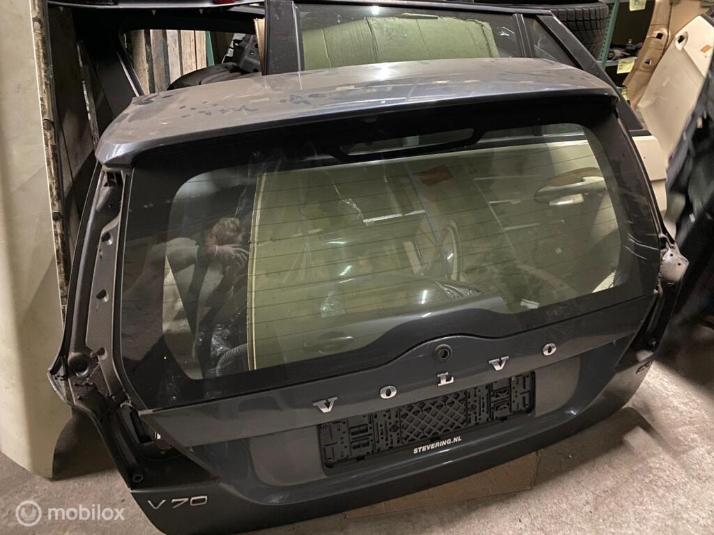 Achterklep antraciet grijs metallic Volvo V70 III ('07-'17), Ophalen, Gebruikt, Achterklep, Volvo