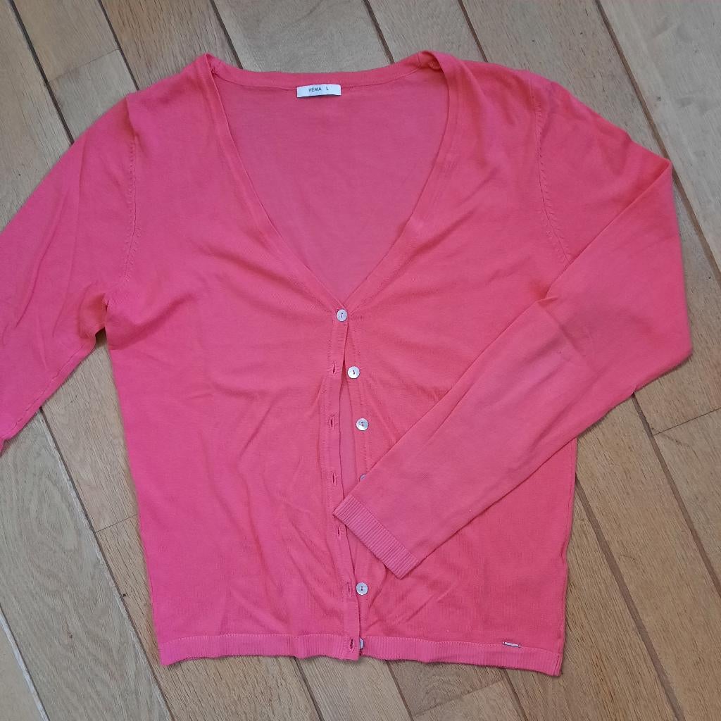 HEMA vest roze maat L - nieuw -, Kleding | Dames, Truien en Vesten, Maat 38/40 (M), Nieuw, Ophalen of Verzenden, Roze