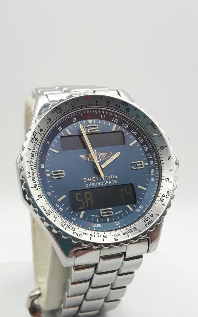 Breitling chronospace, Sieraden, Tassen en Uiterlijk, Horloges | Heren, Verzenden, Zo goed als nieuw, Breitling