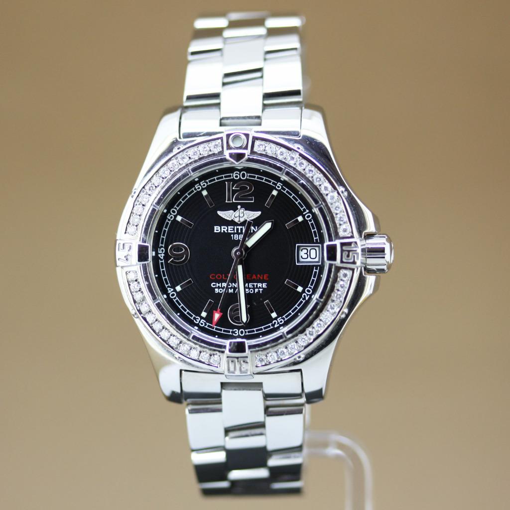 Breitling Colt Oceane Diamant A77380, Staal, Gebruikt, Staal, Breitling