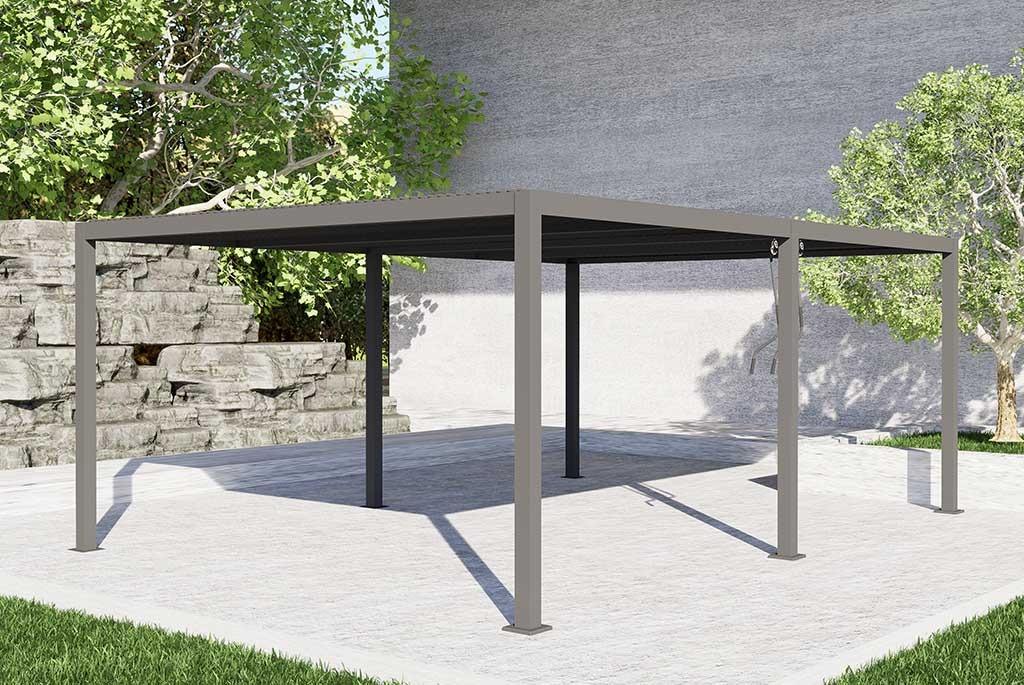 Viole Aluminium Overkapping / Paviljoen 400 x 600 cm Dark Gr, Verzenden, Nieuw, Tuinpaviljoen