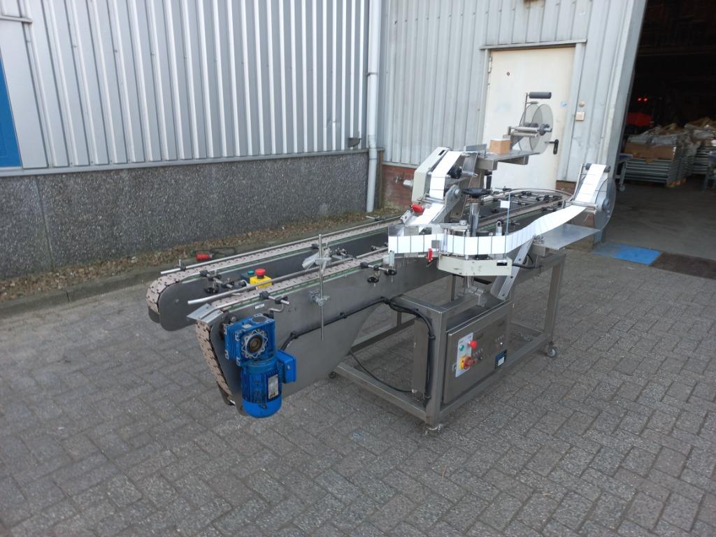 Zomerdam Etiketteermachine boven en zijkant stickers, Ophalen of Verzenden, Gebruikt