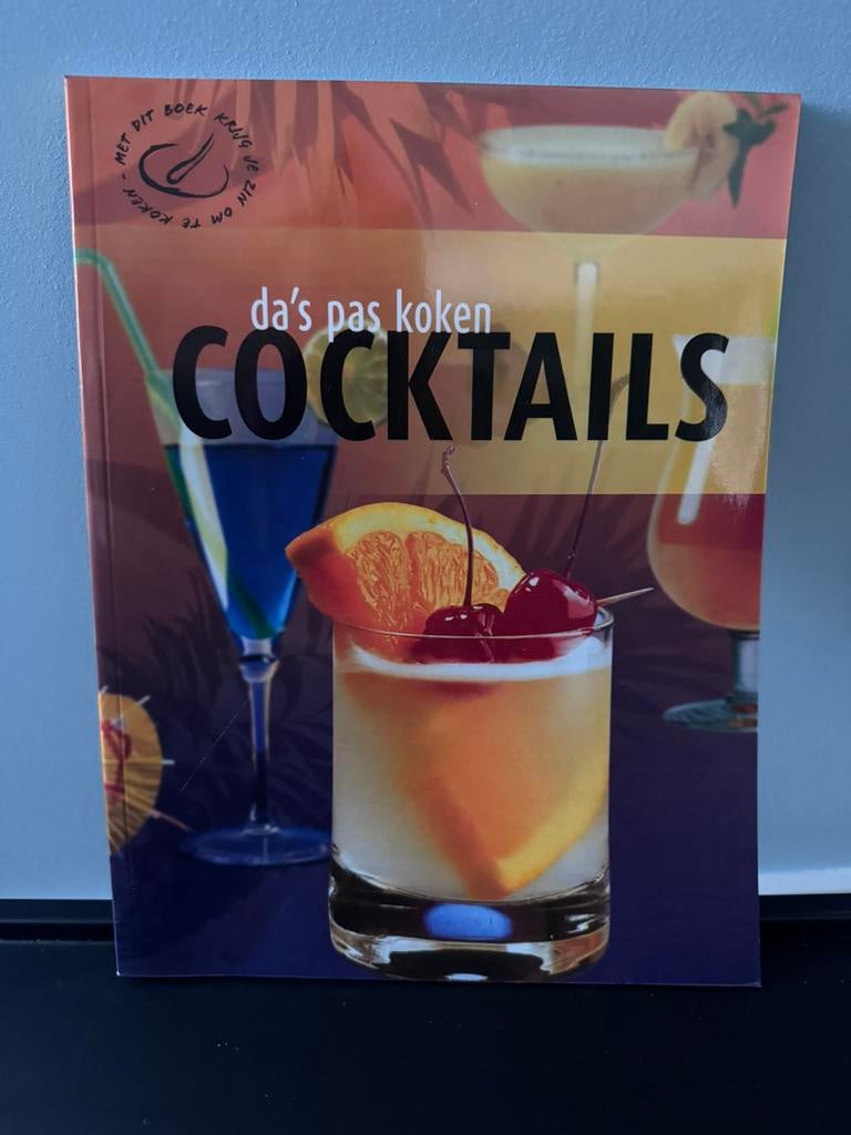 Coctail boek: Da’s pas koken Cocktails, Boeken, Ophalen of Verzenden, Zo goed als nieuw
