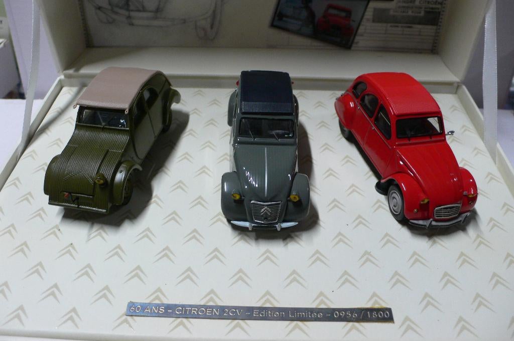citroen 2cv - 60 jaar jubileumset lim. ed. 956/1800-NOREV-, Verzenden, Nieuw, Auto, Norev