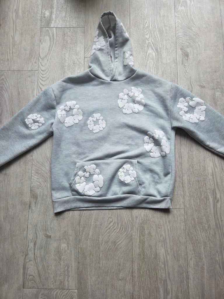 Denim Tears Trui -cotton wreath Maat S, Kleding | Dames, Ophalen of Verzenden, Zo goed als nieuw, Maat 36 (S), Grijs