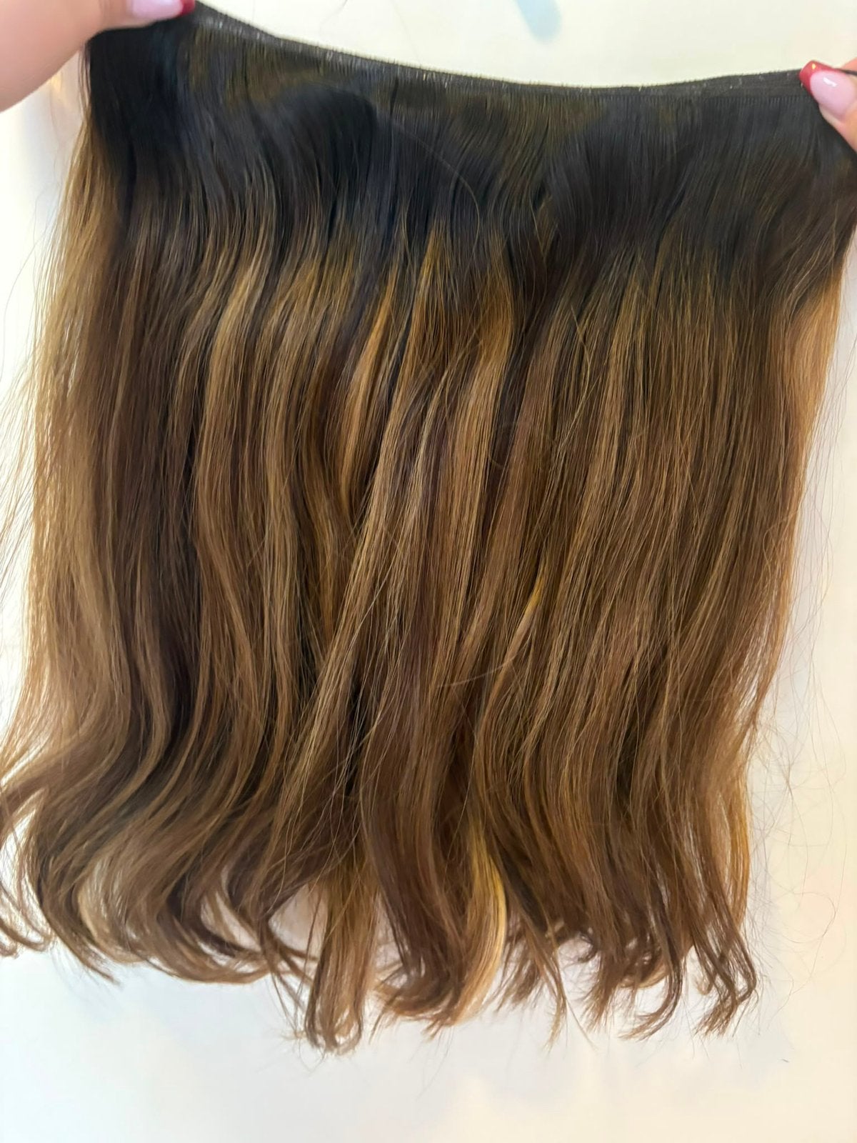 Humano wefts, Ophalen of Verzenden, Zo goed als nieuw, Pruik of Haarverlenging