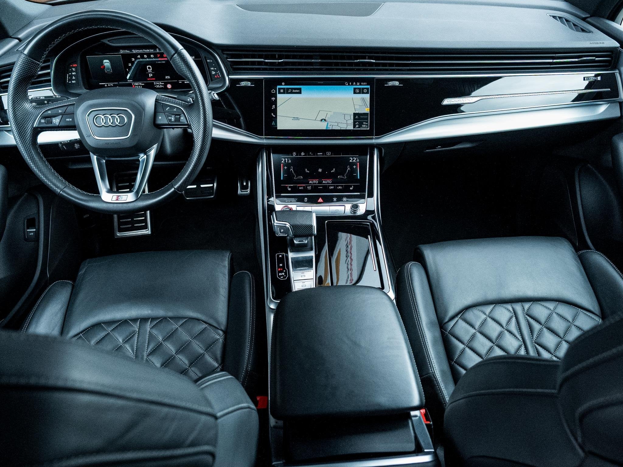Audi Q7 4.0 TFSI SQ7 quattro 7p | Luchtvering | 7pers. | Vir, Auto's, Automaat, 12 maanden, 2240 kg, Gebruikt