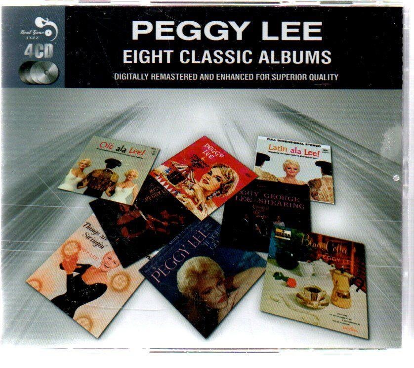 Peggy Lee: 8 classics Albums  -4cds, Cd's en Dvd's, Ophalen of Verzenden, 1960 tot 1980, Zo goed als nieuw, Jazz
