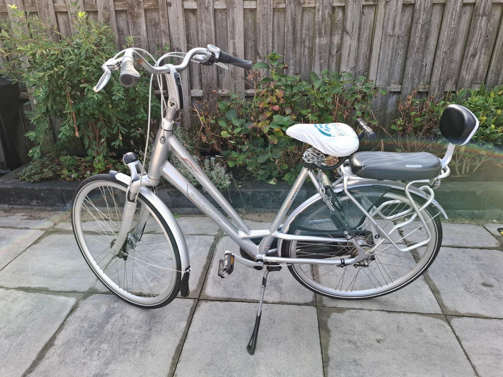 Sparta Damesfiets met lage instap en versnellingen, Ophalen, Sparta, (Extra) lage instap, Trommelrem