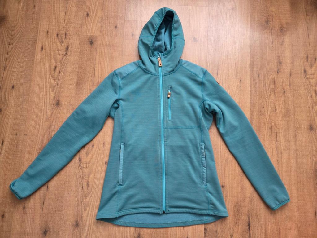Fjällräven Keb Fleece Hoodie maat L zgan, Kleding | Dames, Ophalen of Verzenden, Zo goed als nieuw, Maat 38/40 (M)